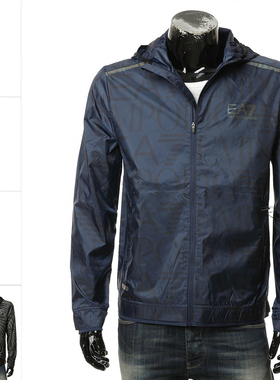 Armani/阿玛尼EA7 男士时尚户外轻便连帽夹克外套 3DPB02 PNFHZ