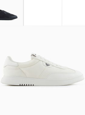 Armani/阿玛尼EA 男士鹰标潮牌时尚低帮休闲鞋 EM003062 AF18210