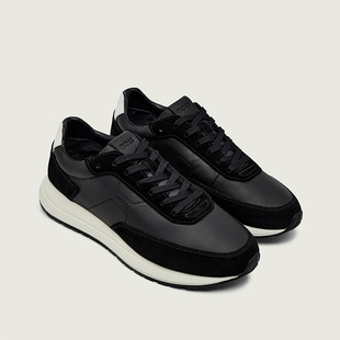 正品 男士 时尚 Hugo 50557837 黑标 真皮休闲低帮鞋 10275827 Boss