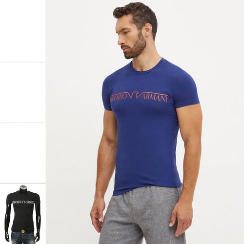阿玛尼男士修身短袖T恤