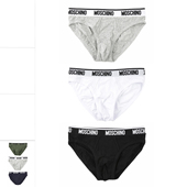 252V1A1398 moschino 4402 潮牌3件装 三角内裤 莫斯奇诺男士 时尚