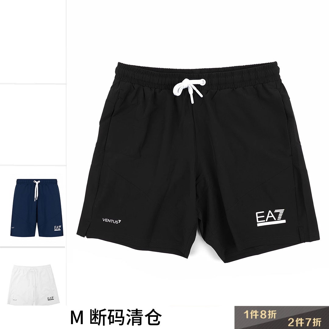阿玛尼男士跑步休闲短裤