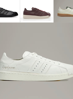 Y3 Y-3 海外直邮 男士潮牌真皮贝壳头低帮休闲鞋小白鞋 IE3237