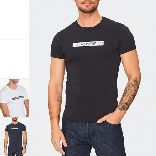 Armani/阿玛尼男士弹力短袖T恤
