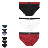 EM002154 Armani AF14987 鹰标3件装 简约三角内裤 阿玛尼EA 男士