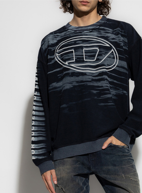 Diesel 迪赛 男士潮牌时尚休闲保暖圆领套头卫衣 A18654 0AGCB