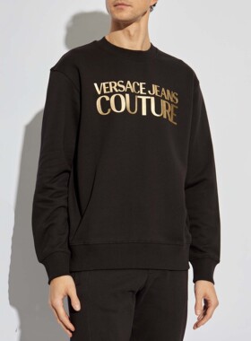 Versace/范思哲VJ 男士时尚奢潮金标休闲套头卫衣 78GAIT05 CF01T