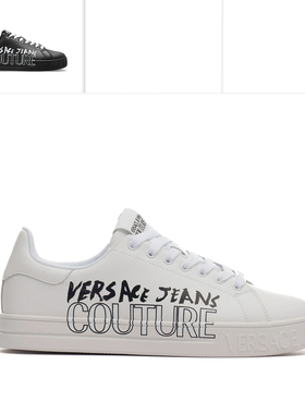 Versace/范思哲VJ 男士奢潮真皮时尚低帮休闲鞋 78YA3SKC ZPB03