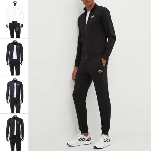 海外男士立领休闲运动套装