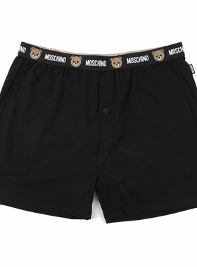 moschino/莫斯奇诺男士小熊宽松家居休闲短裤 252V1A1303 4410