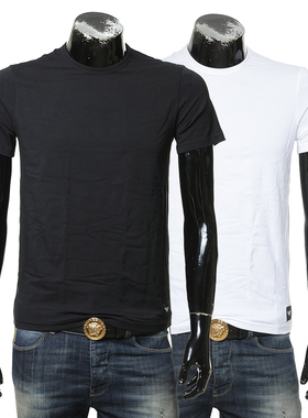 Armani/阿玛尼EA 男士休闲时尚鹰标2件装短袖T恤EM000391 AF14987