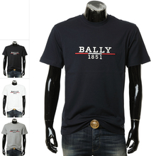 Bally/巴利男士时尚潮牌经典大牌LOGO纯棉短袖T恤 603086 05021