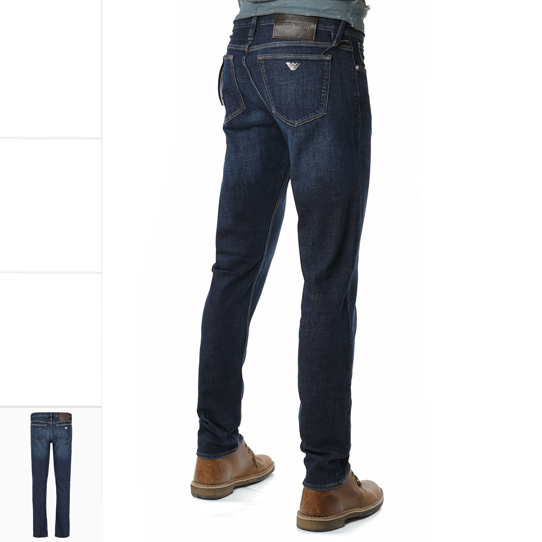 Armani/阿玛尼男士修身牛仔裤