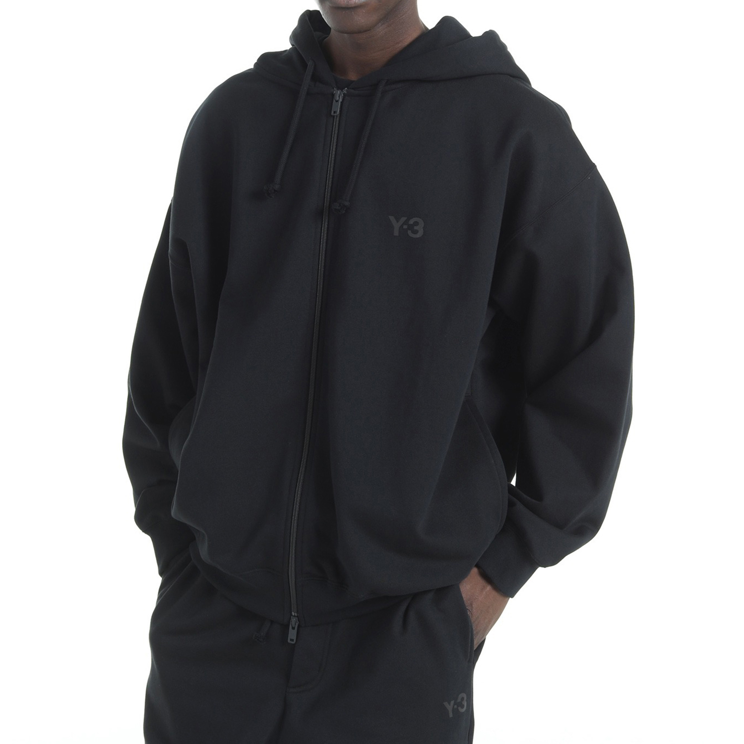 Y3男士休闲连帽开衫卫衣