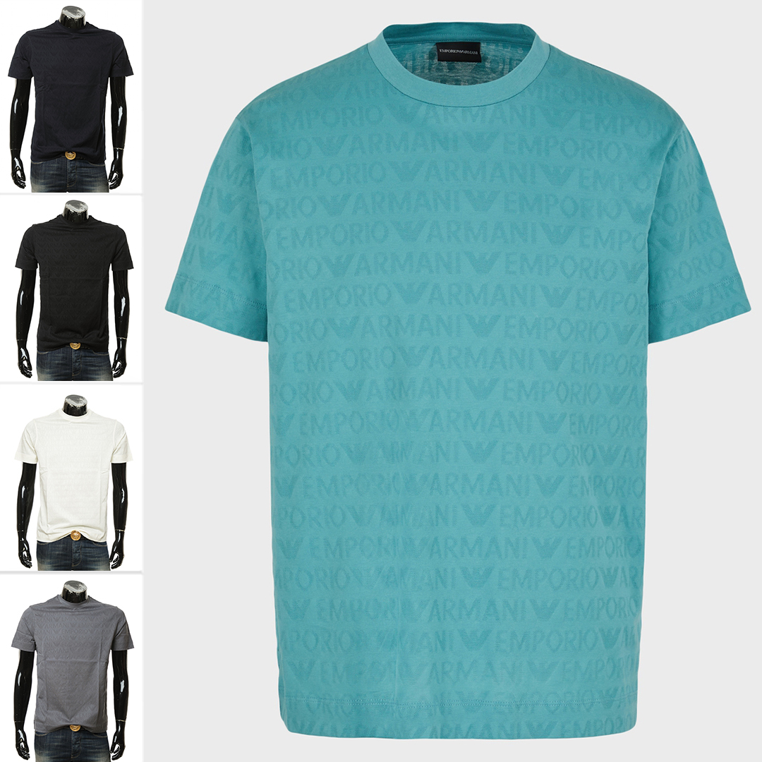 阿玛尼男士鹰标短袖T恤