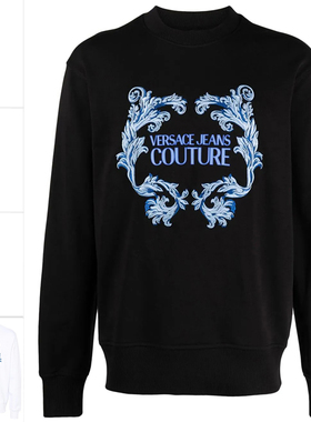 Versace/范思哲VJ 男士时尚奢潮流印花圆领卫衣 76GAIG02 CF01G