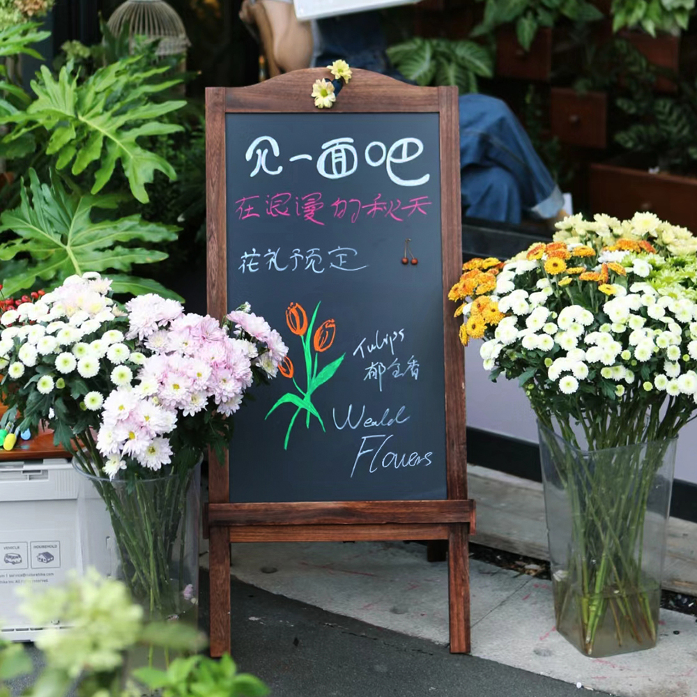 立式小黑板店铺用广告牌摆摊促销