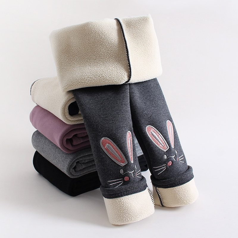 女童加绒打底裤一体绒宝宝冬天加绒加厚外穿长裤刺绣儿童冬季裤子,童装/婴儿装/亲子装,裤子,淘宝优惠券,粉丝福利购,淘宝优惠卷