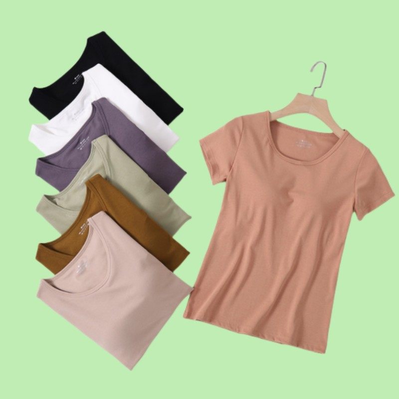 女士带胸垫t恤打底衫罩杯一体上衣短袖紧身薄款内搭四季新款内衣,女士内衣/男士内衣/家居服,吊带/背心/T恤/打底/肌底衣,淘宝优惠券,粉丝福利购,淘宝优惠卷