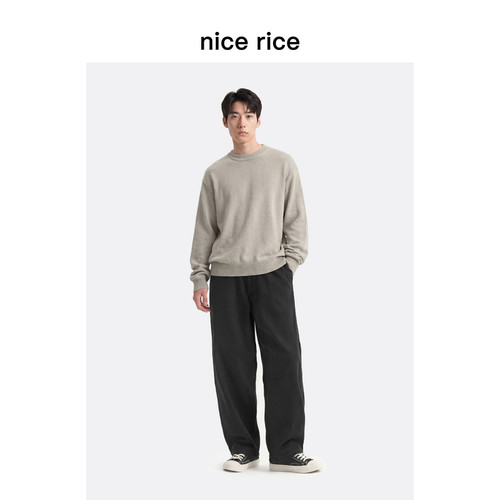 nicerice好饭宽松弯刀休闲裤