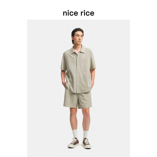 nicerice好饭直筒薄软休闲短裤