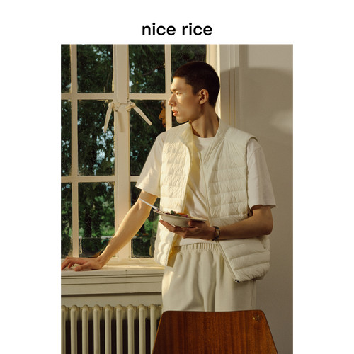 nicerice好饭修身薄羽绒马甲