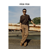 rice好饭 25冬季 新品 nice 12.9盎司直筒复古水洗牛仔裤 NHD13073