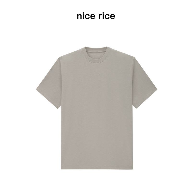 nicerice好饭宽松圆领短袖T恤