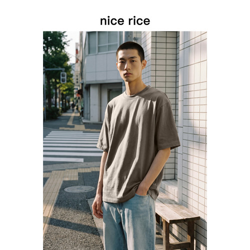 nicerice好饭凉感圆领短袖T恤