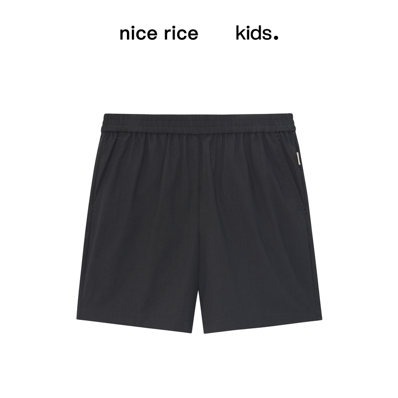 nicerice好饭全棉宽松梭织短裤
