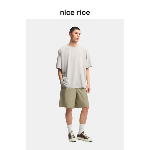 nicerice好饭宽松休闲短裤