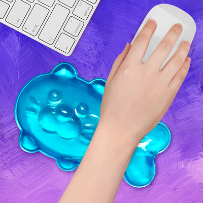 鼠标垫护腕手托防腱鞘炎人体工学女生高颜值办公室桌面硅胶男生