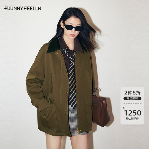 FF仿佛全棉复古外套女