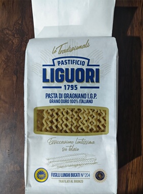 意大利进口意古礼长身螺丝形意大利面500g LIGUORI手工长身螺丝型