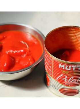 MUTTI去皮整番茄牧蒂去皮番茄罐头2.5kg穆蒂番茄意大利进口番茄
