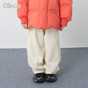 淇木25冬季 长裤 新款 男童休闲加绒卫裤 子QSS4KP413D 童装 Qimoo