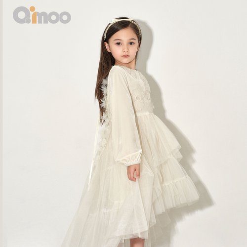 Qimoo女童商场同款舞会连衣裙