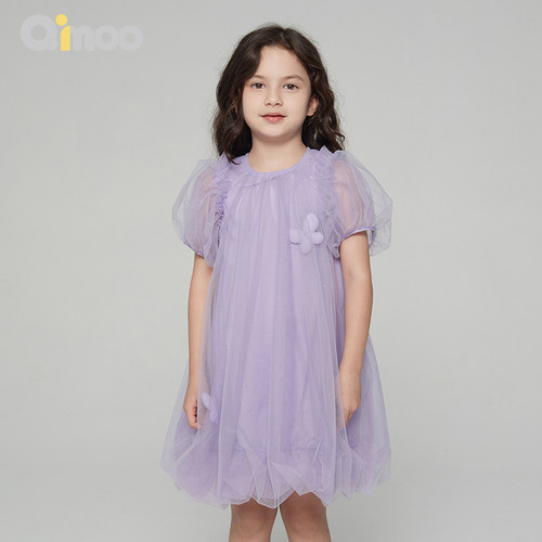 qimoo淇木女童连衣裙秋季