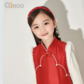 新款 Qimoo 淇木26春季 女童珍珠流苏头箍发饰QWM15C160A