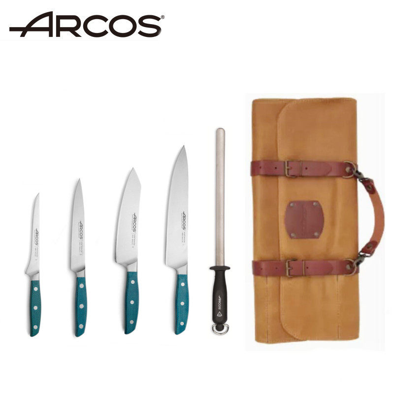 原装刀具ARCOS牛皮刀包