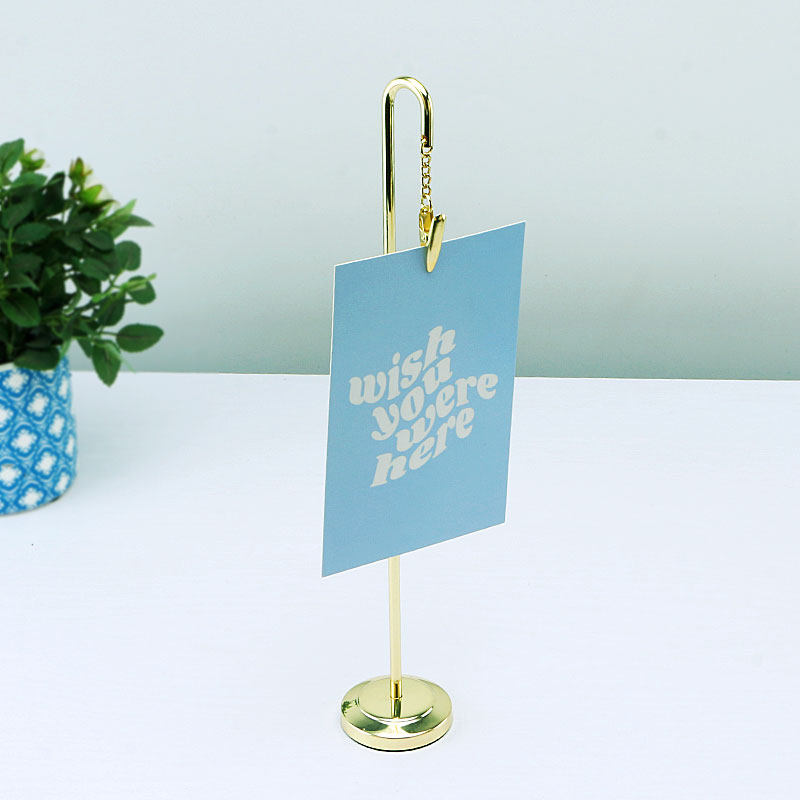 摆台展示架菜单价目展示牌台签桌面介绍价格牌夹子标签卡夹席位卡