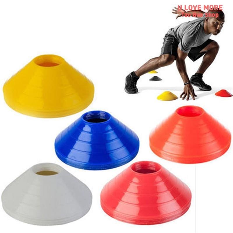 10Pcs Agility Disc Cone Set Football Training Saucer Cones M