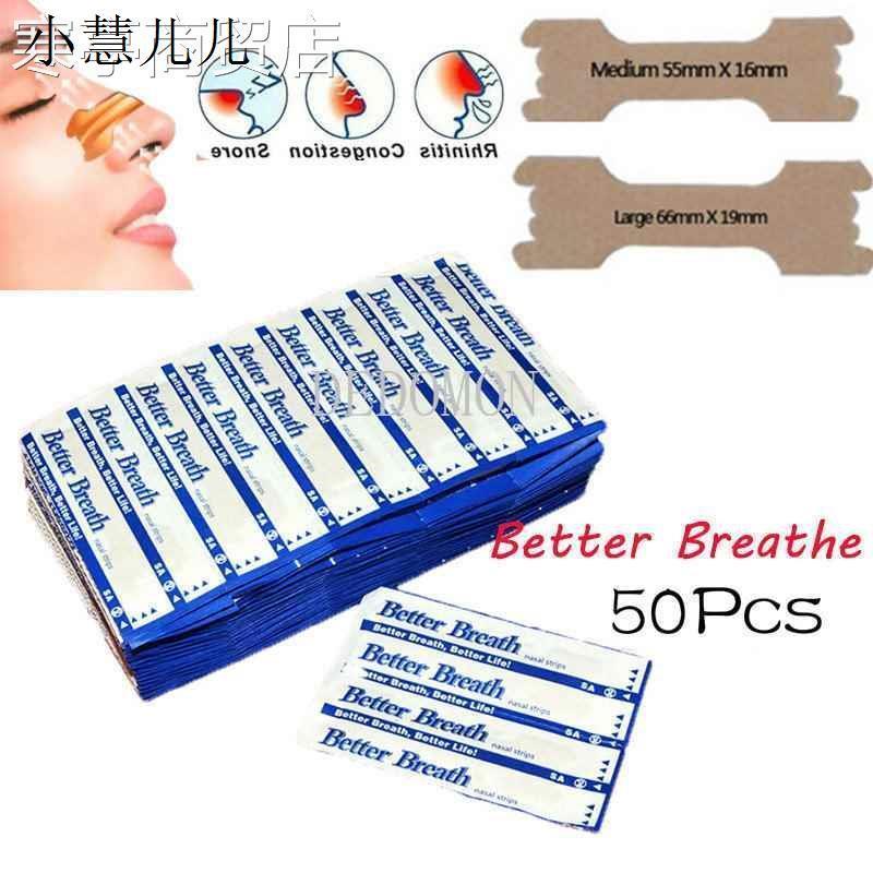 50 Pcs Breathe Nasal Strips Right Way Stop Snoring Anti Snor