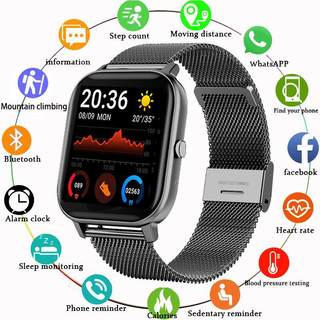 P8蓝牙通话smart watch心率血压彩屏运动H10智能手表1.69屏幕
