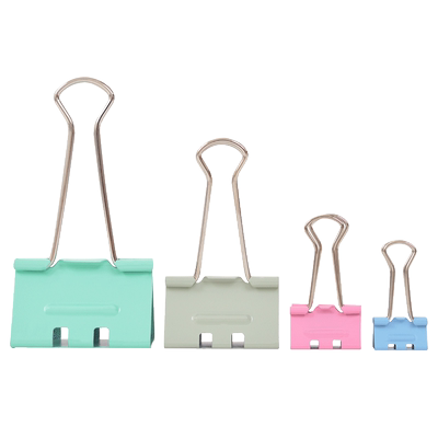 彩色省力型长尾夹Deli/得力