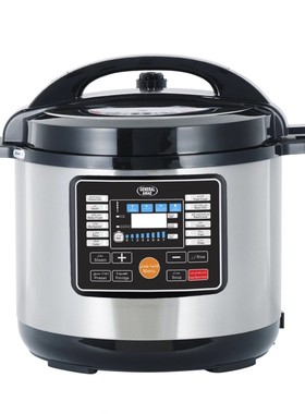 Pressure cooker 出口中东英文电压力锅 跨境电商12升英规欧规GCC