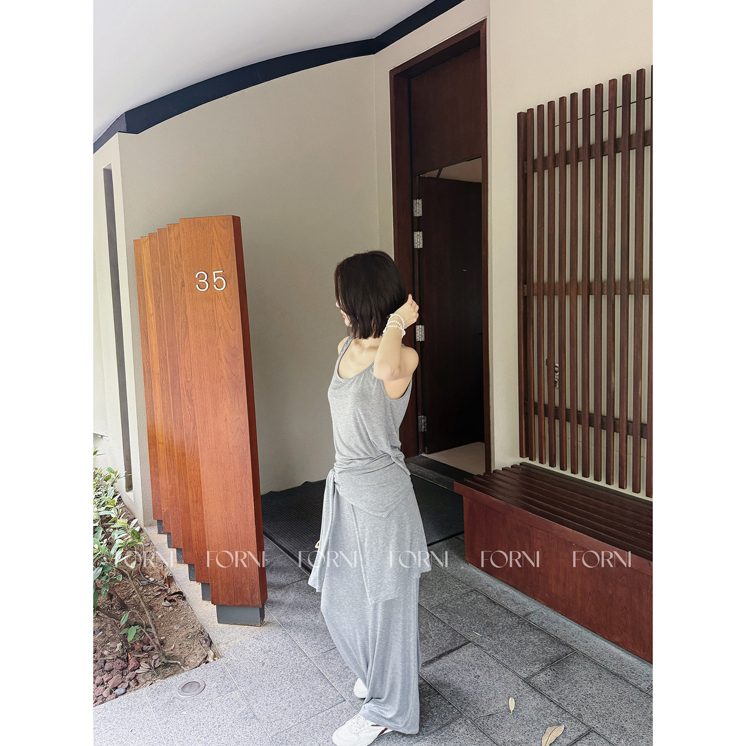 莱赛尔绵羊毛针织背心/T恤/半裙图片