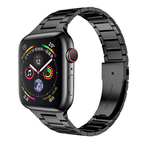 适用iwatch表带金属不锈钢高级