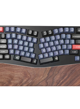 适用keychron键盘手托Q10 Q13 Q14Pro Q8掌托V10 Max护腕垫胡桃木