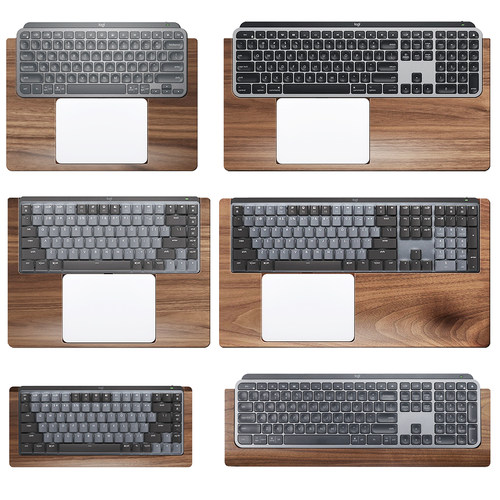 胡桃木罗mechanical底座支架mxkeys苹果触摸妙控键盘手托护腕掌垫